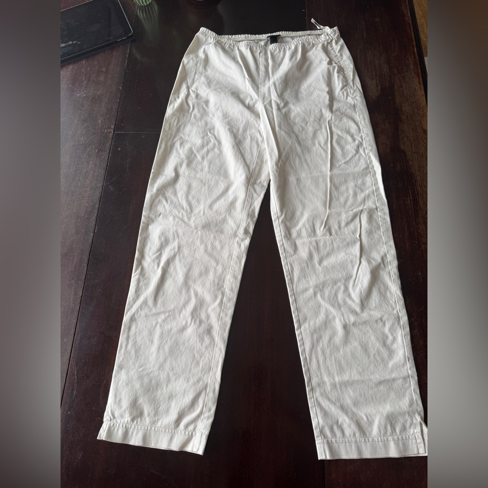 Womens White Eileen Fisher pants